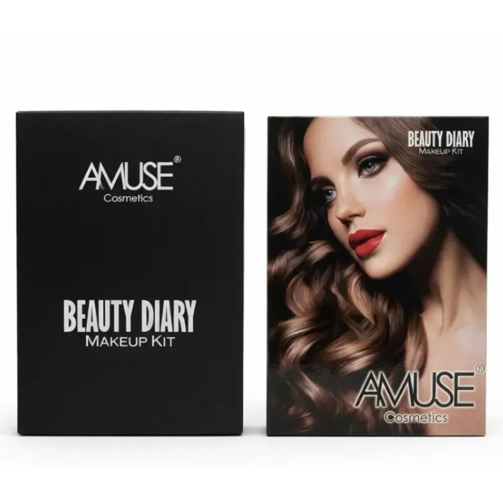 AMUSE COSMETICS - NWTIB - Beauty Diary Makeup Kit,19 Shades for a Complete Look